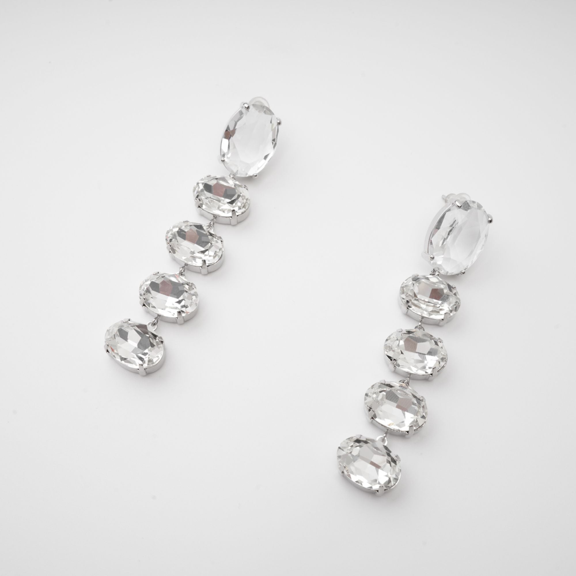 Felicia Crystal-Embellished Dangle Earrings Avalabel