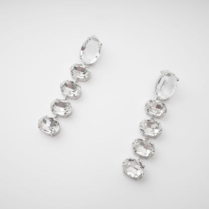 Felicia Crystal-Embellished Dangle Earrings Avalabel