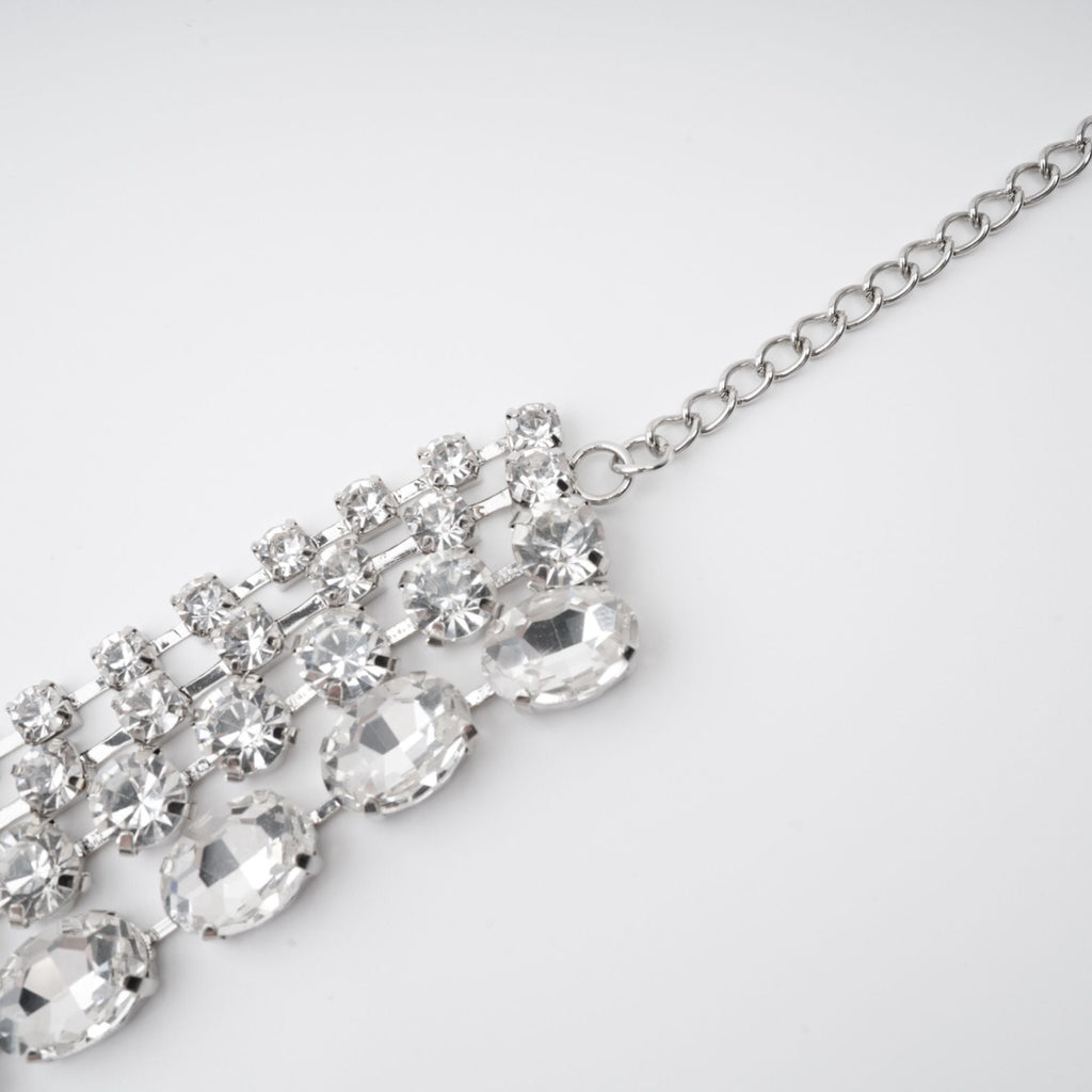 Elizabeth Crystal-Embellished Layered Necklace Avalabel