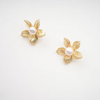 Jeanne Floral Faux-Pearl Stud Earrings Avalabel