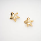 Jeanne Floral Faux-Pearl Stud Earrings Avalabel