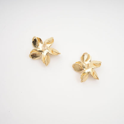 Jeanne Floral Faux-Pearl Stud Earrings Avalabel
