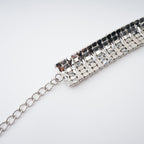 Laria Crystal-Embellished Bow-Detail Necklace Avalabel