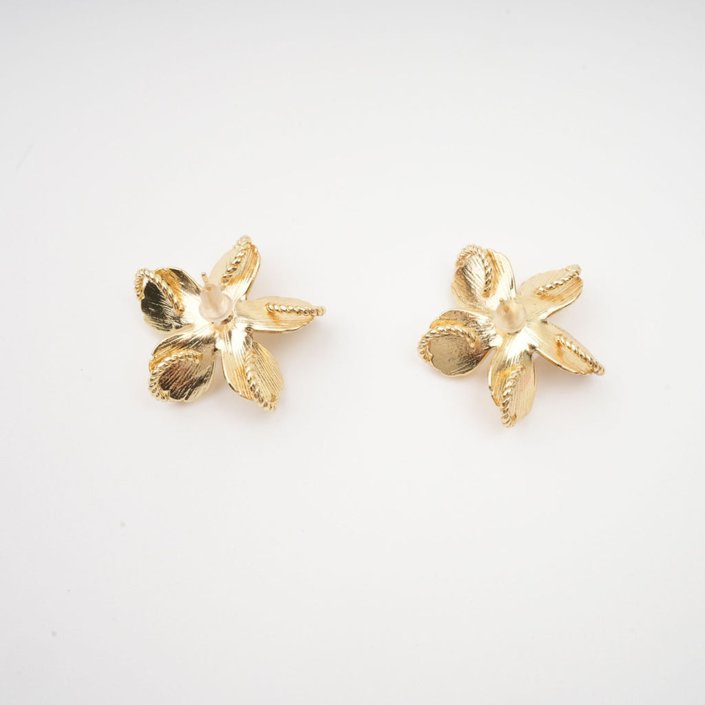 Jeanne Floral Faux-Pearl Stud Earrings Avalabel
