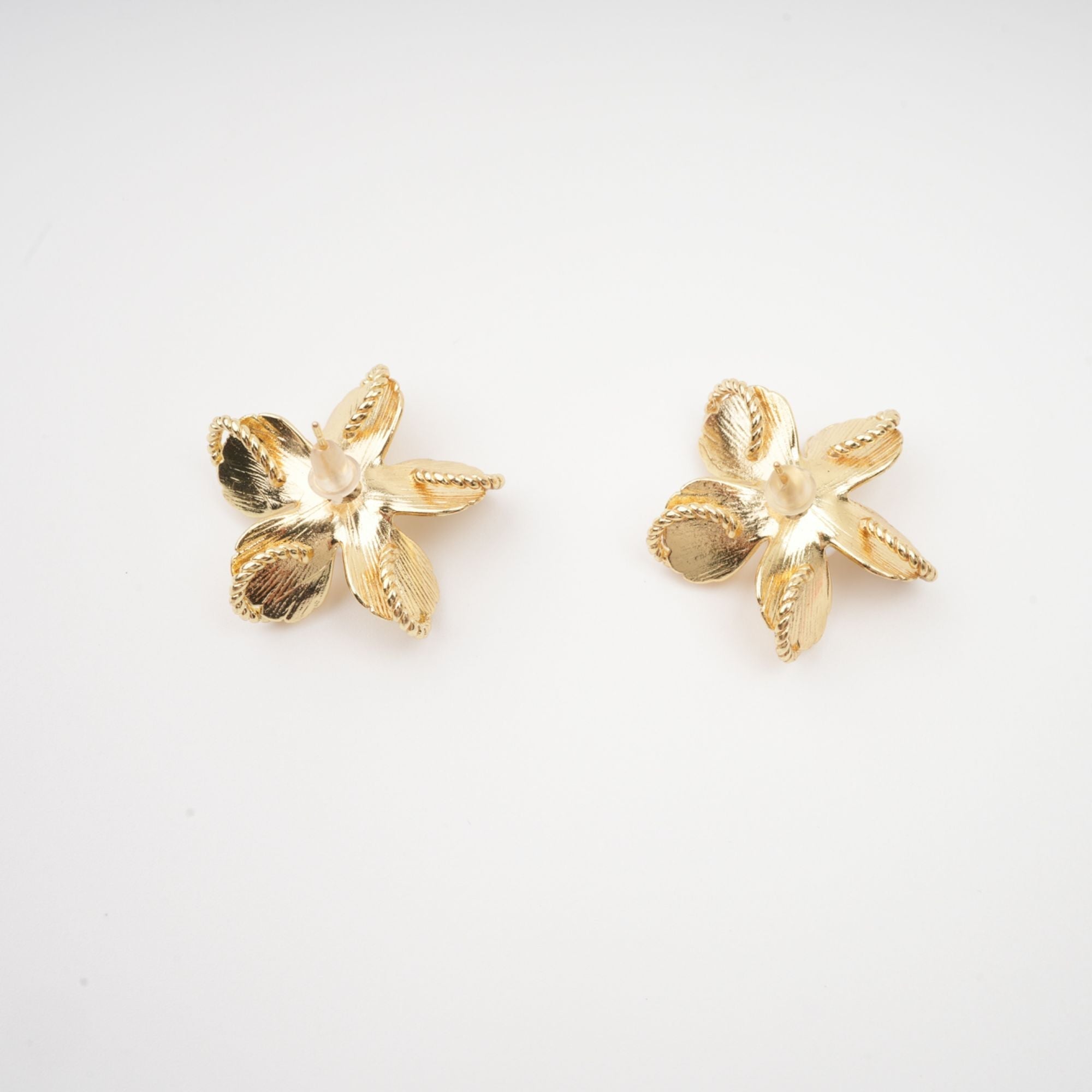 Jeanne Floral Faux-Pearl Stud Earrings Avalabel
