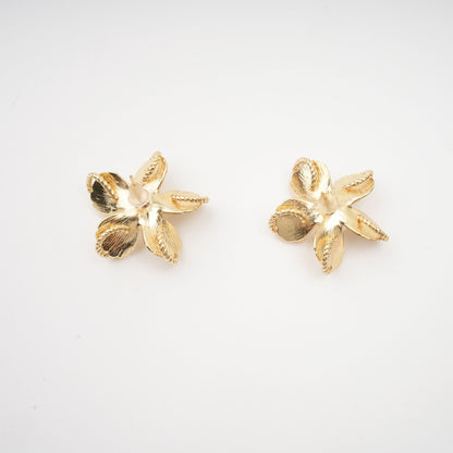 Jeanne Floral Faux-Pearl Stud Earrings Avalabel