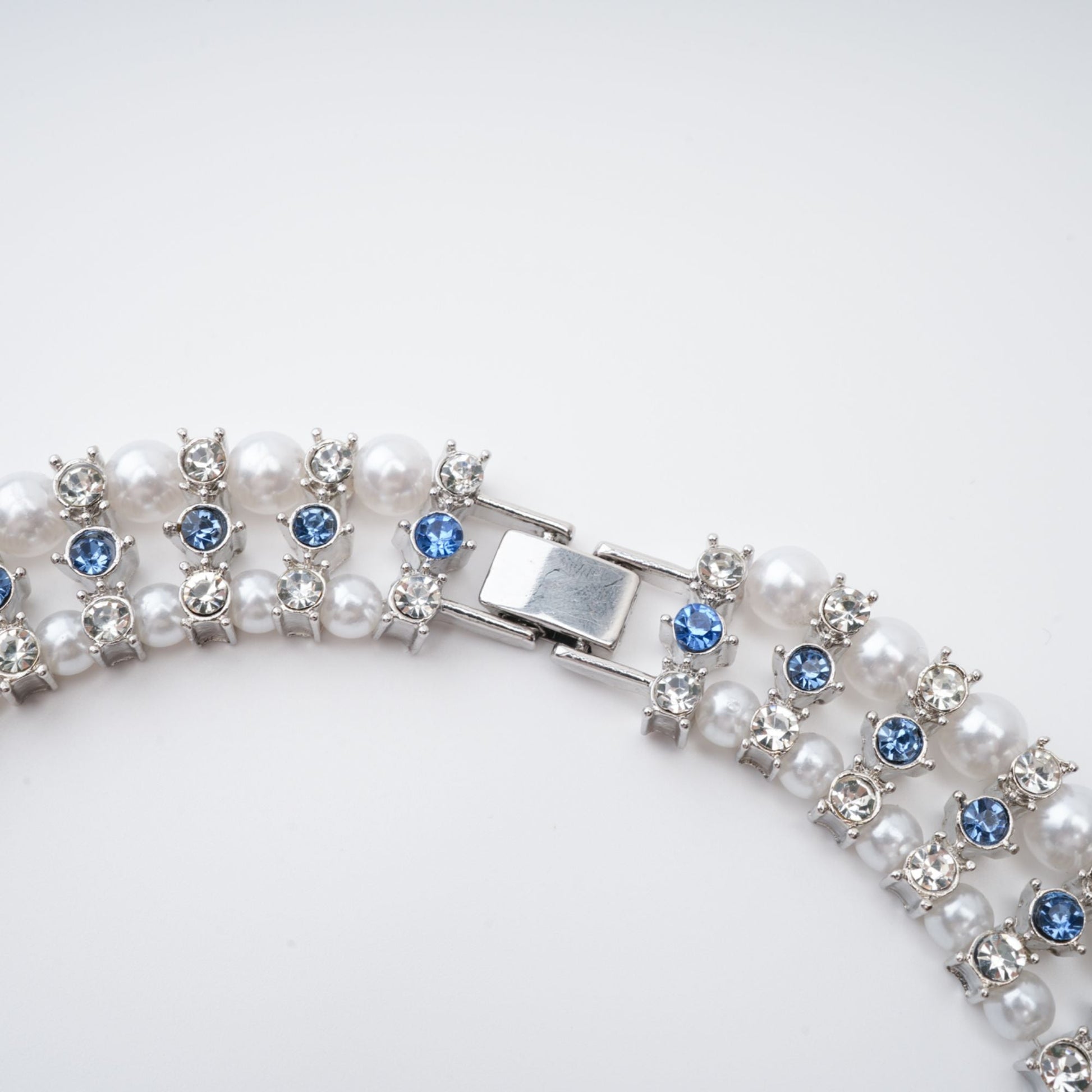 Alana Crystal-Embellished Faux-Pearl Necklace Avalabel