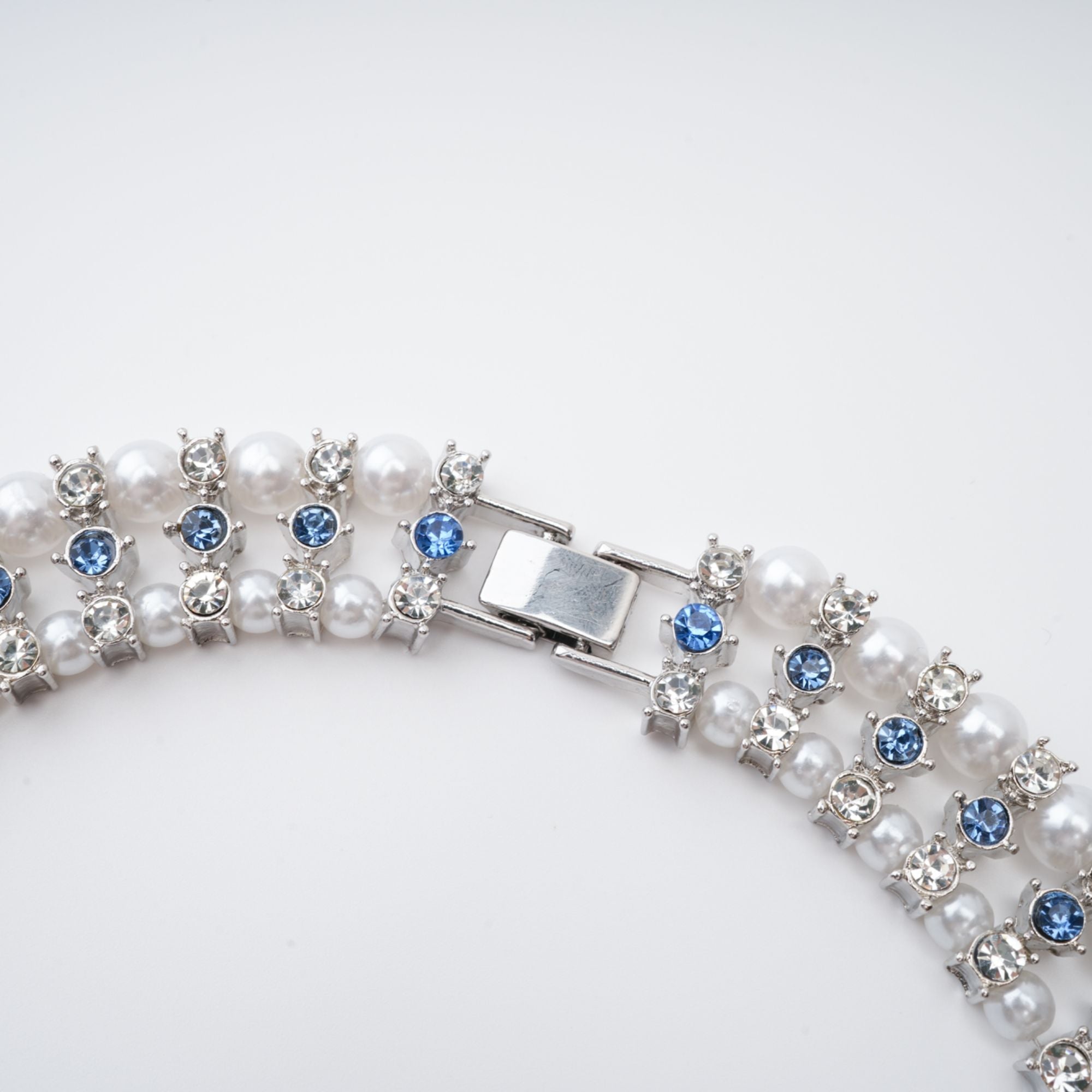 Alana Crystal-Embellished Faux-Pearl Necklace Avalabel