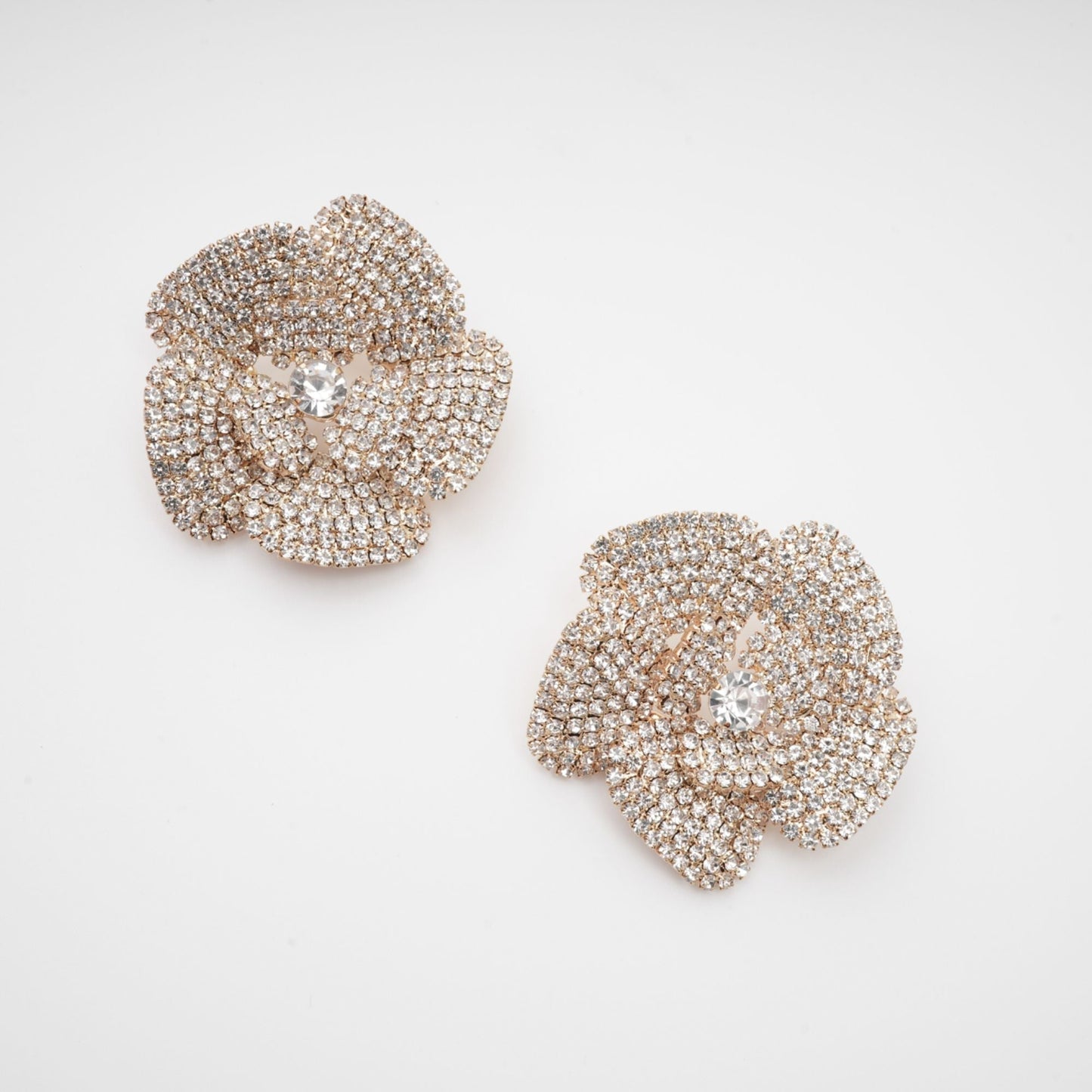 Saira Crystal-Embellished Floral Earrings