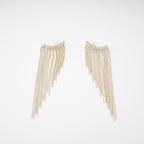 Georgie Crystal-Embellished Tassel Earrings Avalabel