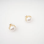 Salome Faux-Pearl Stud Earrings Avalabel