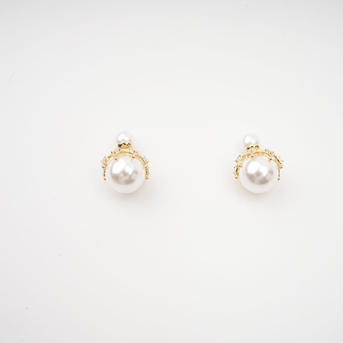 Salome Faux-Pearl Stud Earrings Avalabel