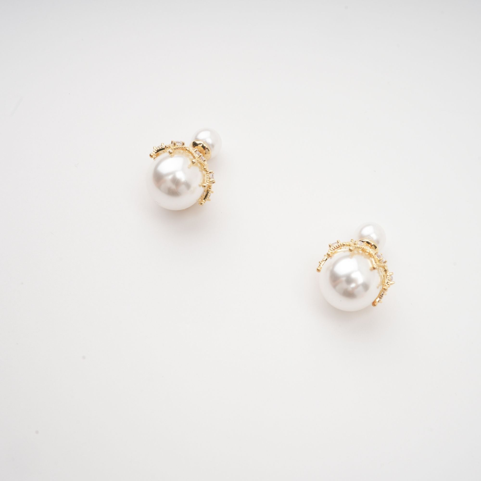 Salome Faux-Pearl Stud Earrings Avalabel