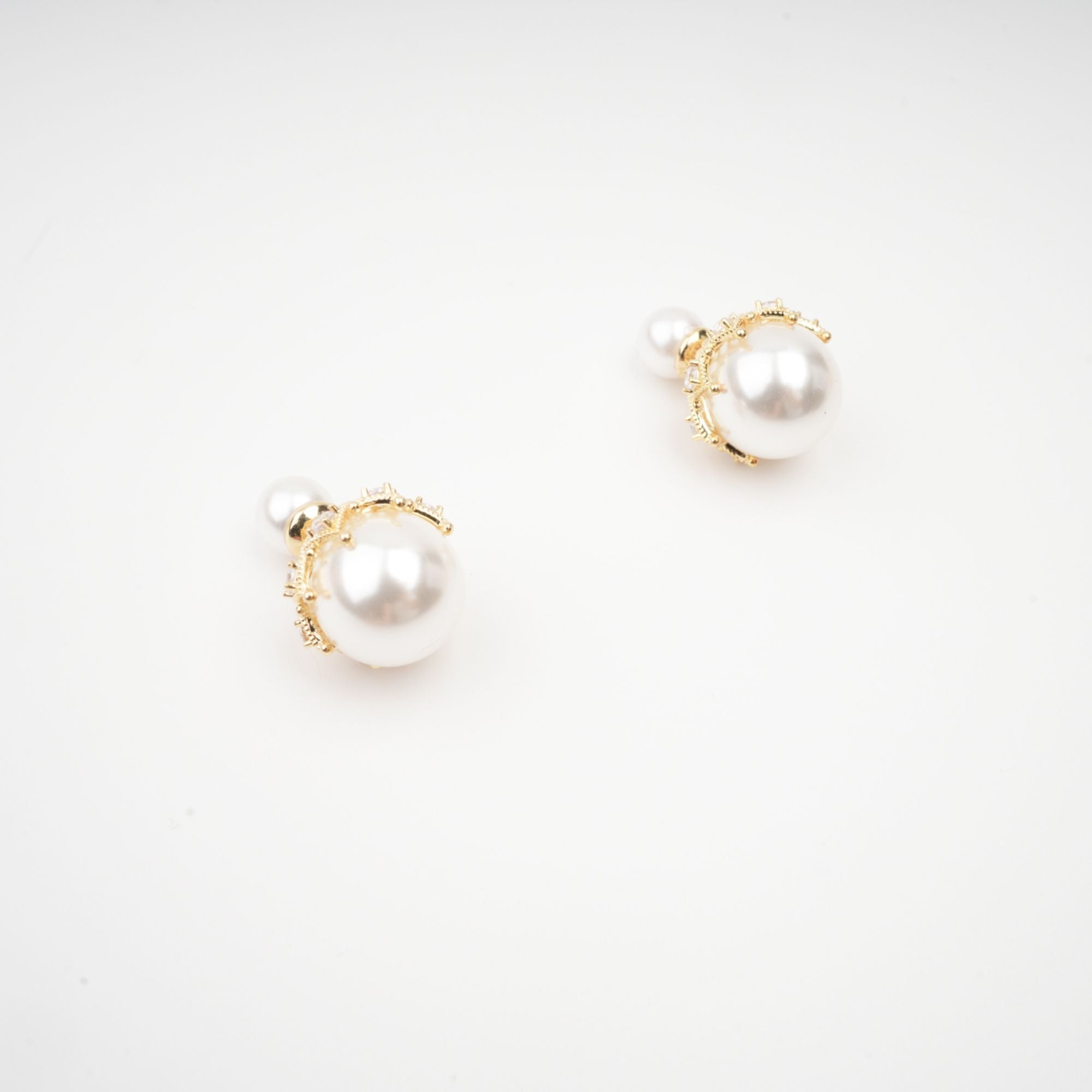 Salome Faux-Pearl Stud Earrings Avalabel