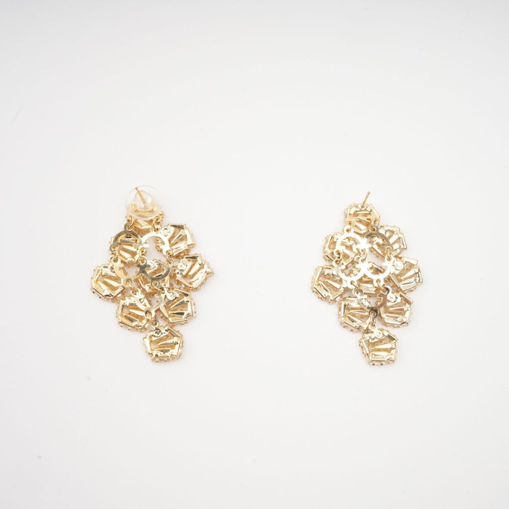 Ariane Geometric Crystal Earrings Avalabel