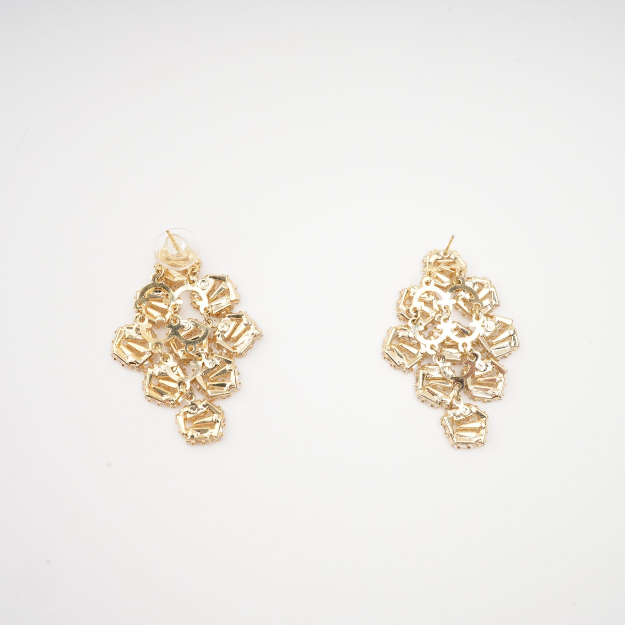 Ariane Geometric Crystal Earrings Avalabel
