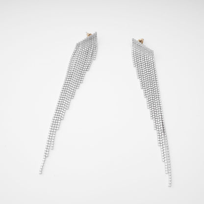 Amaris Silver Tassel Earrings