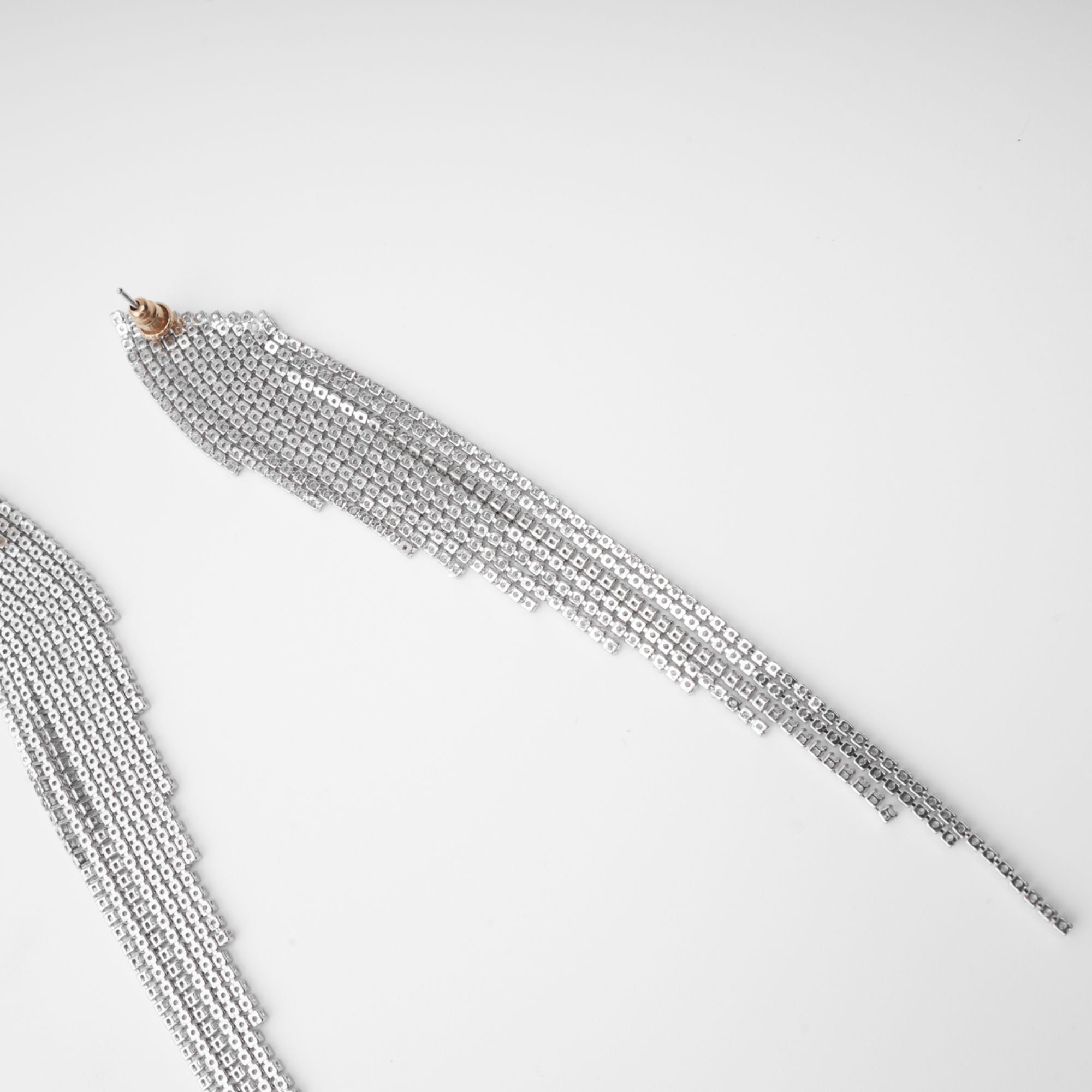 Amaris Silver Tassel Earrings Avalabel