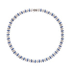 Sandrine Blue Crystal-Embellished Necklace Avalabel