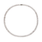 Sandrine Silver-Tone Crystal-Embellished Necklace Avalabel