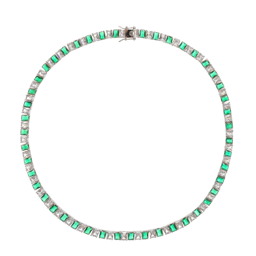 Florence Green Crystal-Embellished Necklace Avalabel