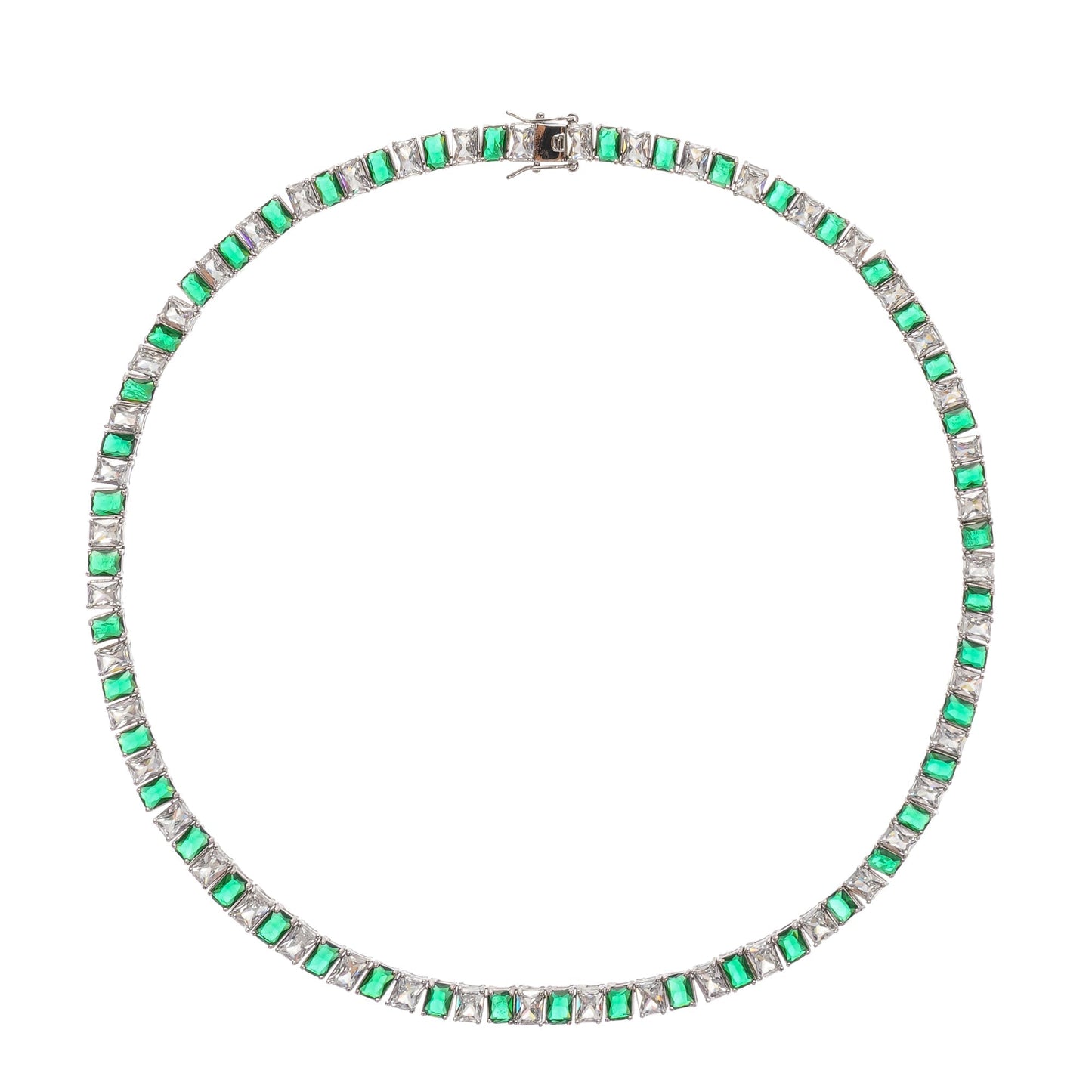 Florence Green Crystal-Embellished Necklace Avalabel