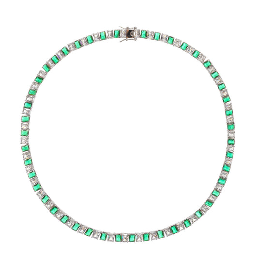 Florence Green Crystal-Embellished Necklace