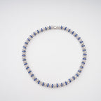 Sandrine Blue Crystal-Embellished Necklace Avalabel
