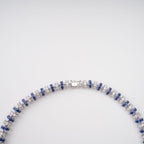 Sandrine Blue Crystal-Embellished Necklace Avalabel
