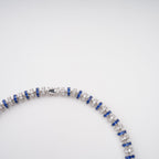 Sandrine Blue Crystal-Embellished Necklace Avalabel