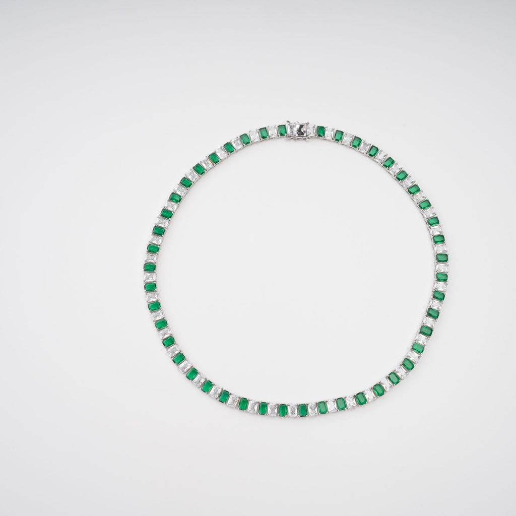 Florence Green Crystal-Embellished Necklace Avalabel