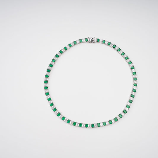 Florence Green Crystal-Embellished Necklace