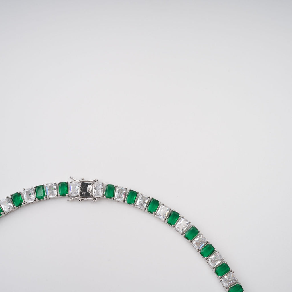 Florence Green Crystal-Embellished Necklace Avalabel