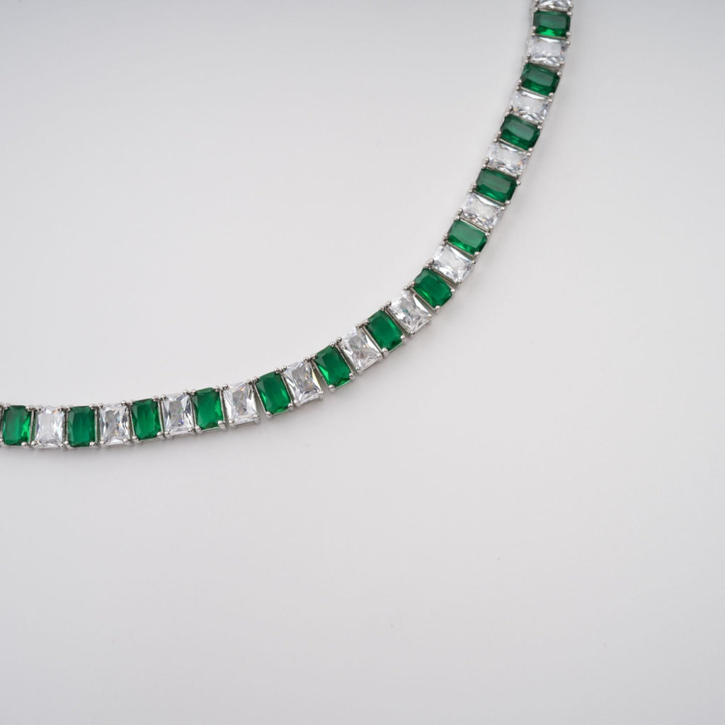 Florence Green Crystal-Embellished Necklace Avalabel