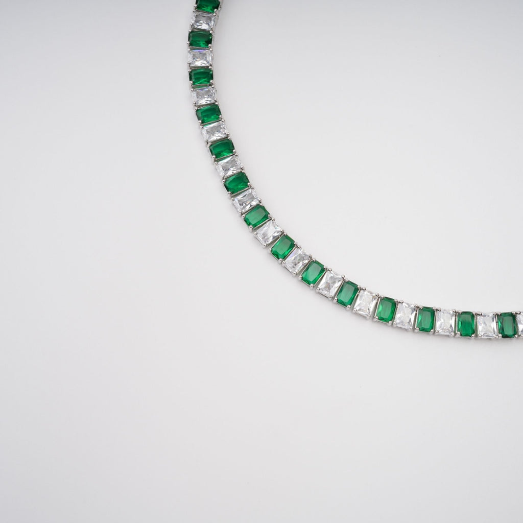 Florence Green Crystal-Embellished Necklace Avalabel