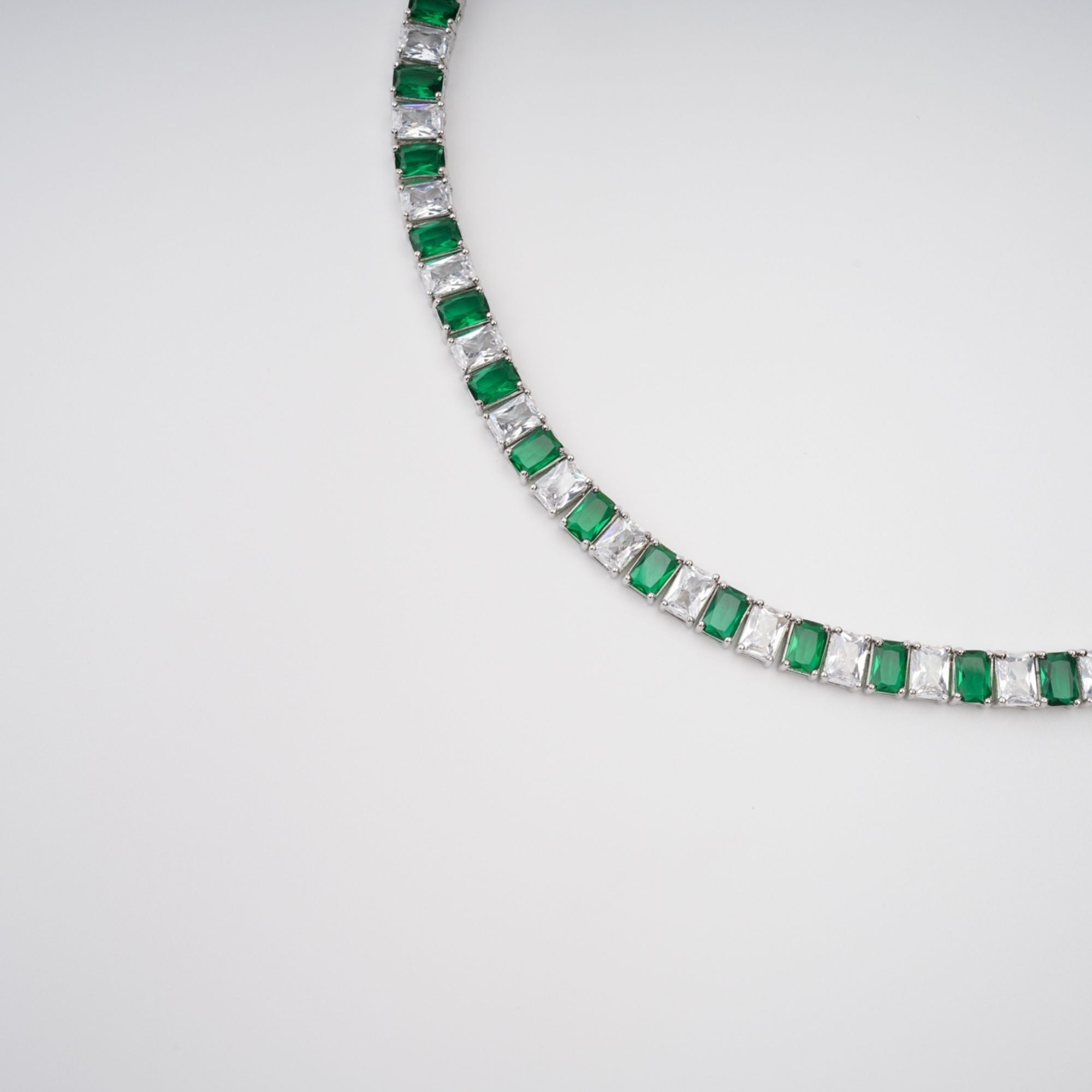 Florence Green Crystal-Embellished Necklace Avalabel