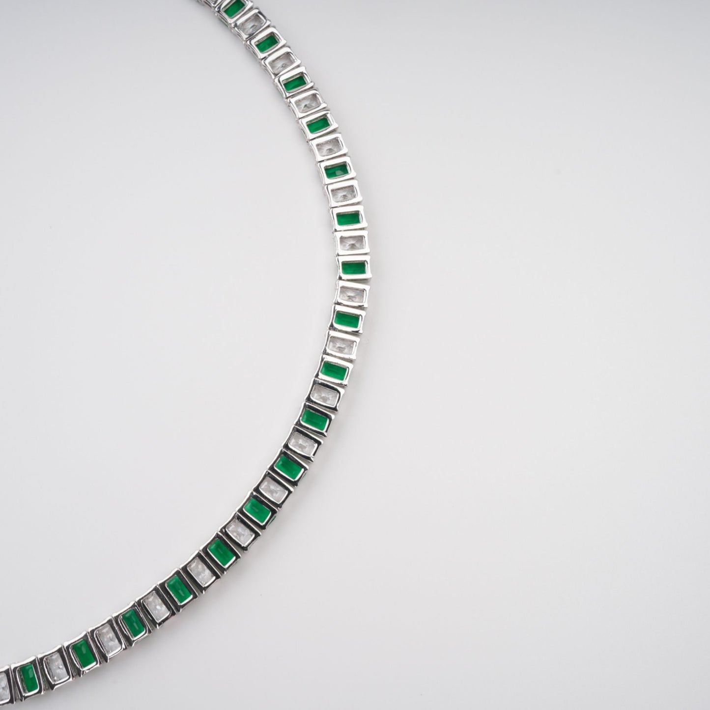 Florence Green Crystal-Embellished Necklace Avalabel