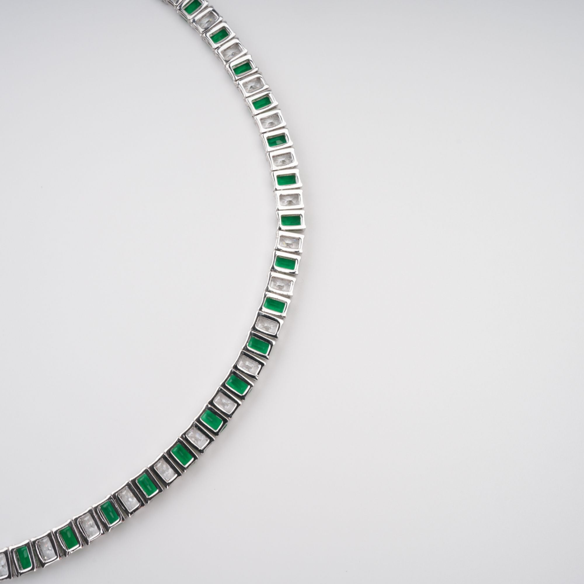 Florence Green Crystal-Embellished Necklace Avalabel