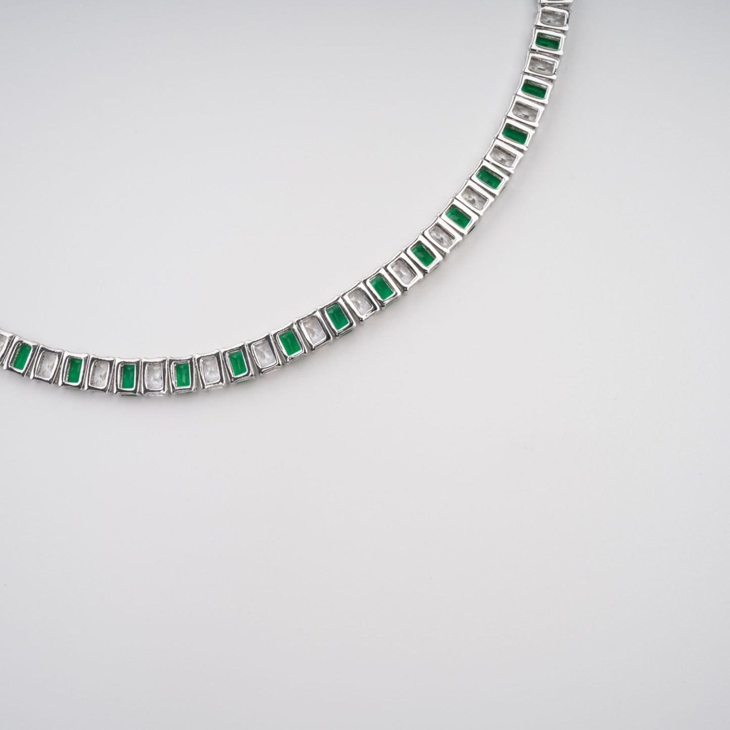 Florence Green Crystal-Embellished Necklace Avalabel