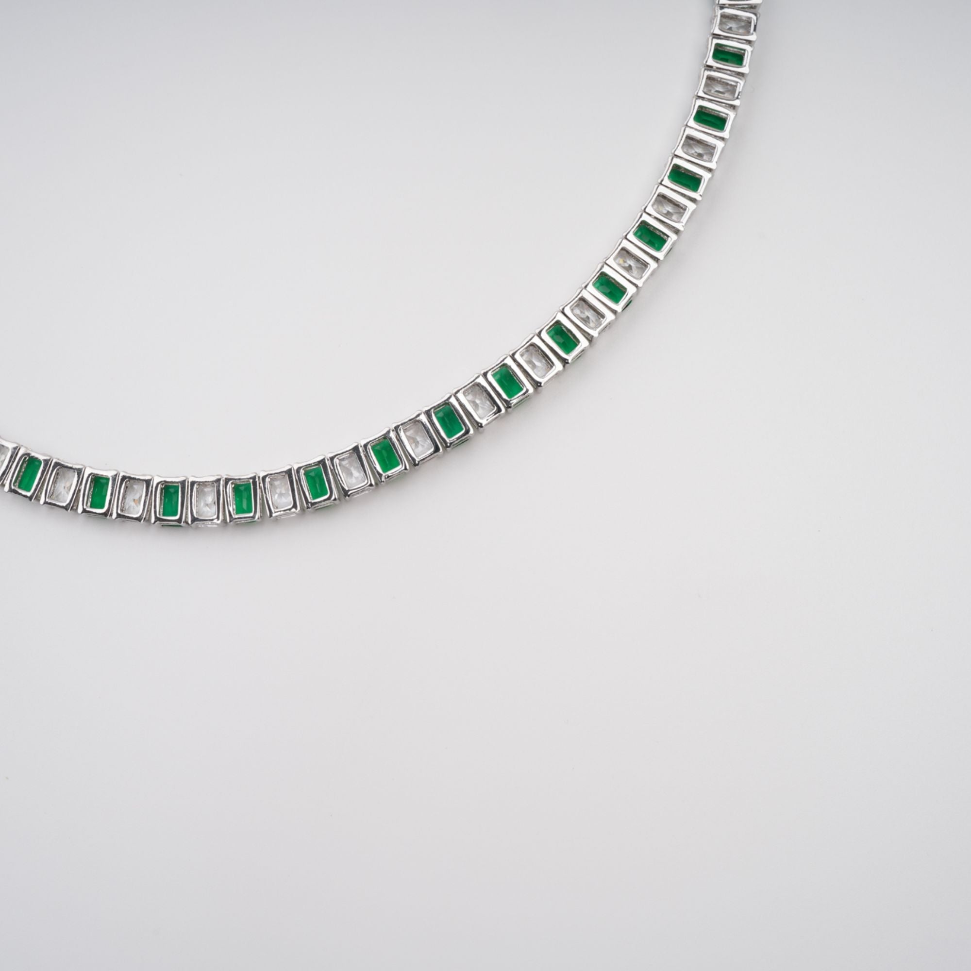 Florence Green Crystal-Embellished Necklace Avalabel
