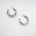 Léa Silver Tone Crystal Embellished Earrings Avalabel