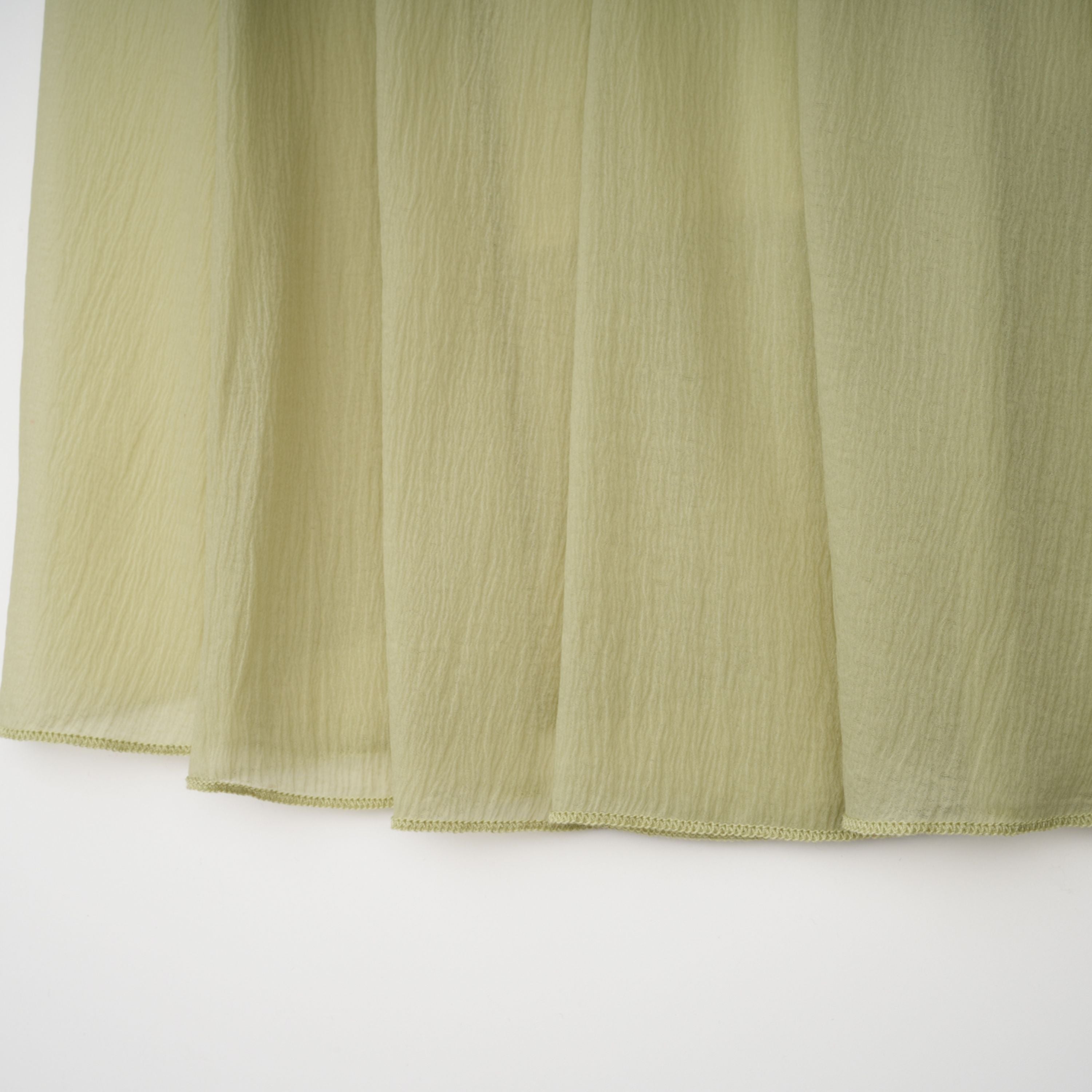 Matcha Ruffled Shirred Tulle Maxi Dress Avalabel