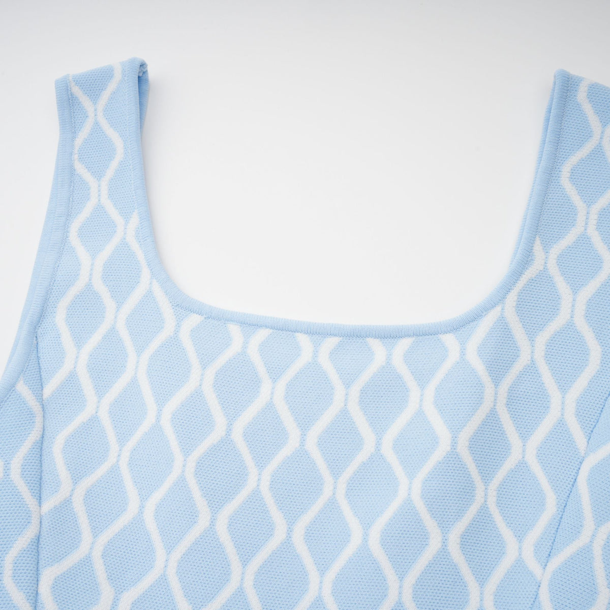 Hélène Patterned-Jacquard Sleeveless Mini Dress Avalabel