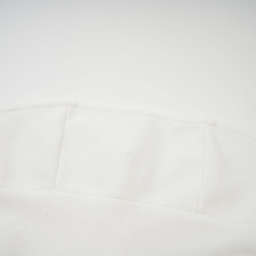 Nathalie White Tulle-Panelling Maxi Dress Avalabel