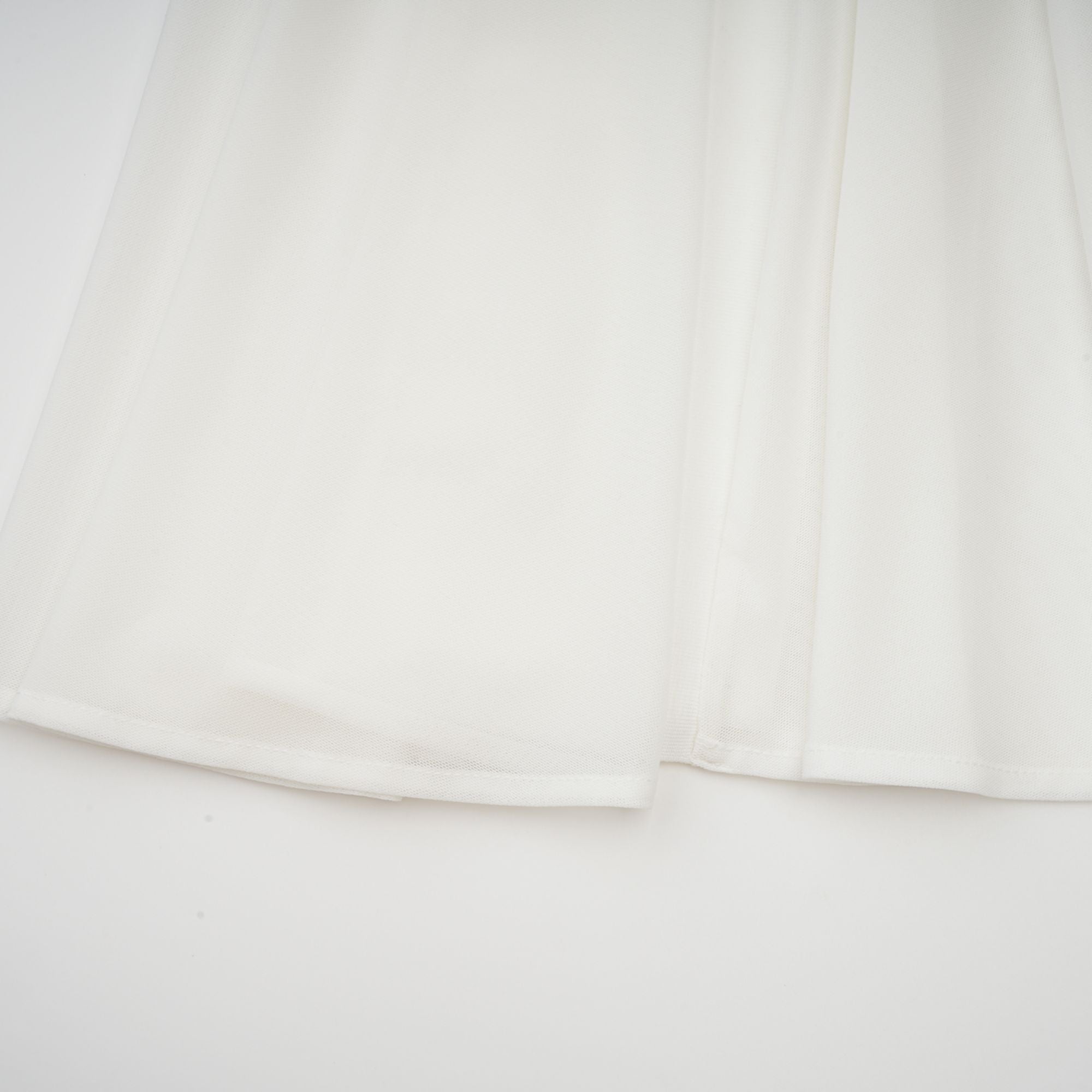 Nathalie White Tulle-Panelling Maxi Dress Avalabel