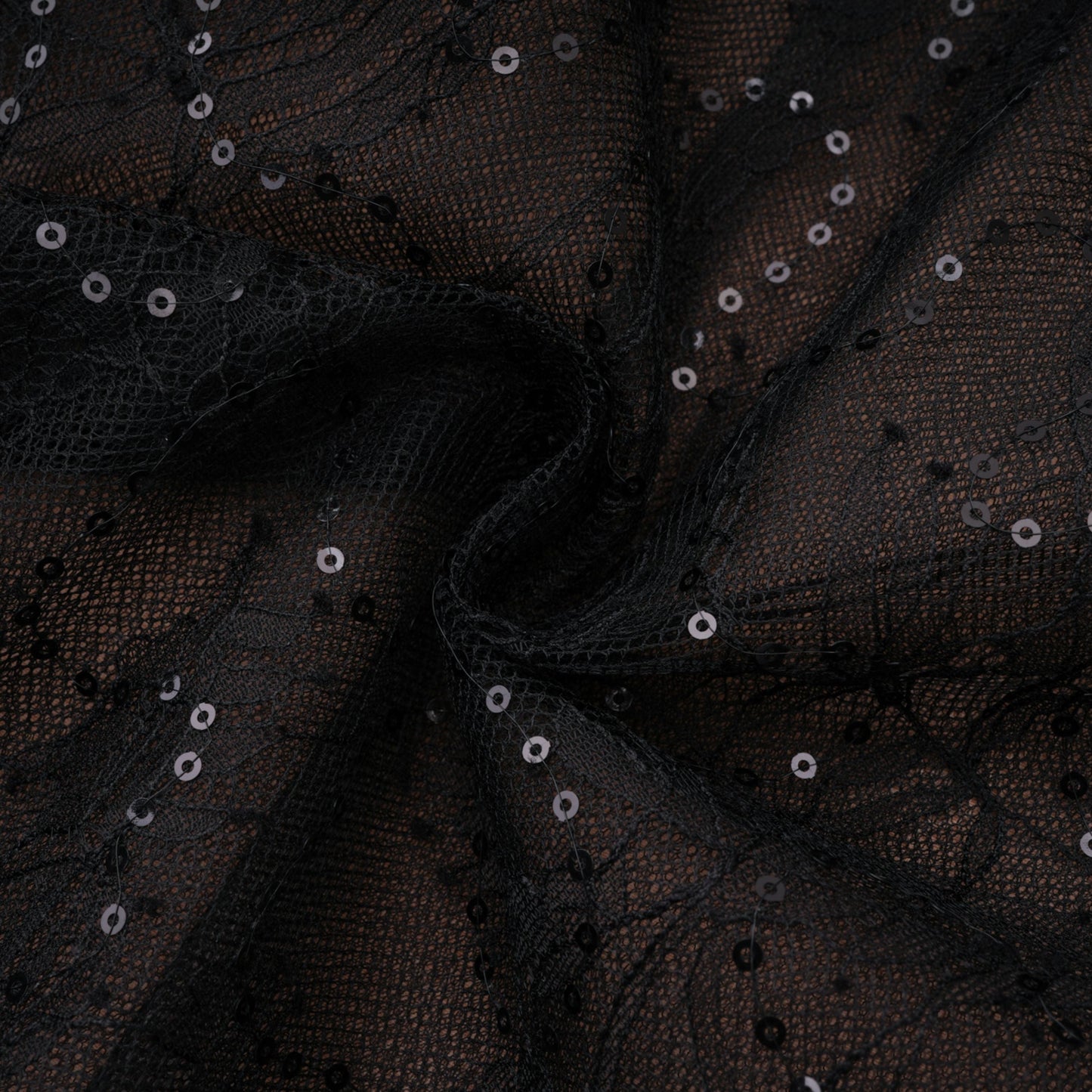 Black Sheer Lace High Neck Long Sleeve Tulle Mini Dress poava