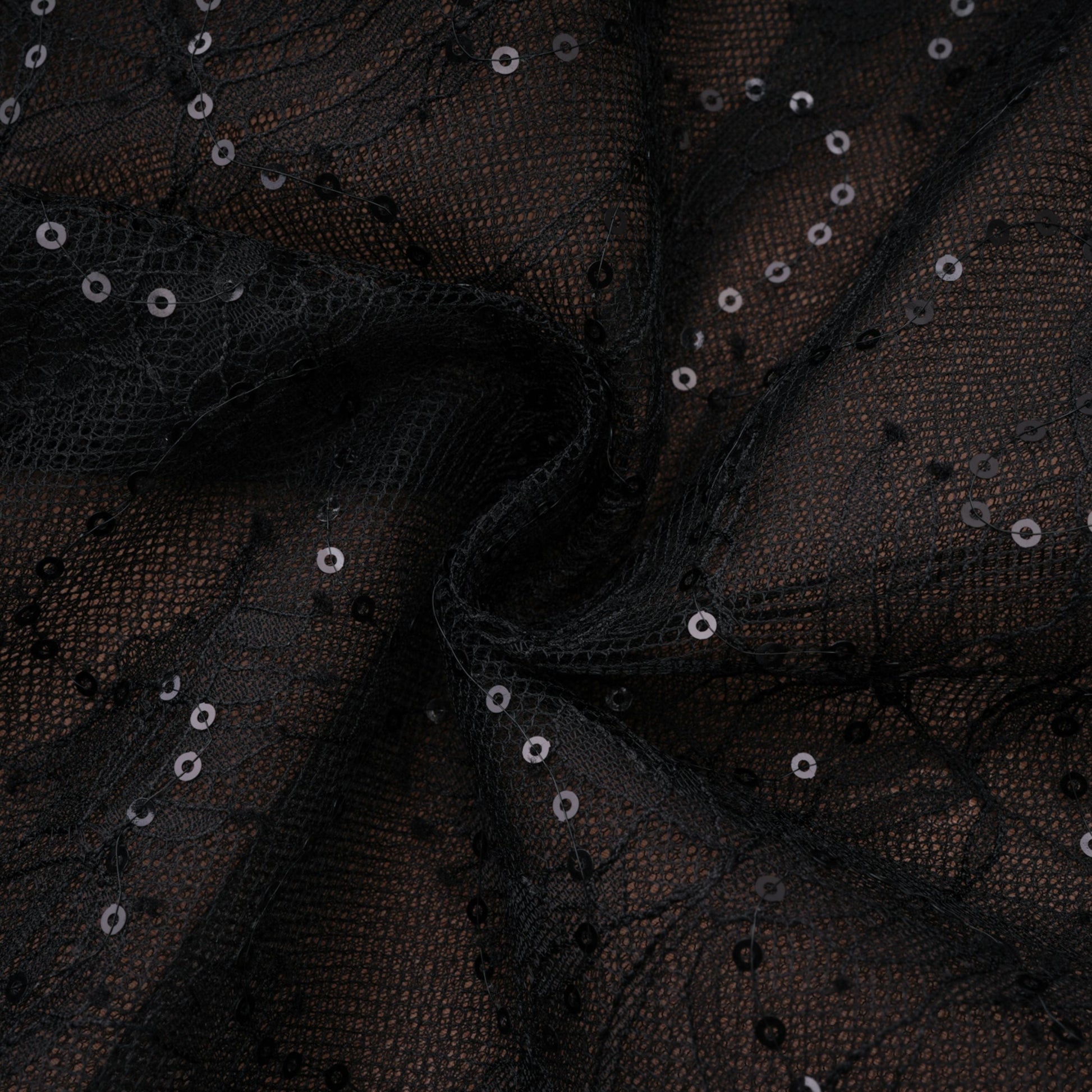 Black Sheer Lace High Neck Long Sleeve Tulle Mini Dress poava