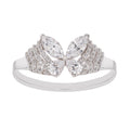 Zélie Sterling Silver Butterfly Shaped Gemstone Ring Avalabel