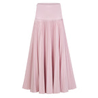 Cape Bow Pearl Corset Pleated Maxi Dress poava