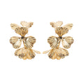 Lola Faux-Flower Gold Earrings Avalabel
